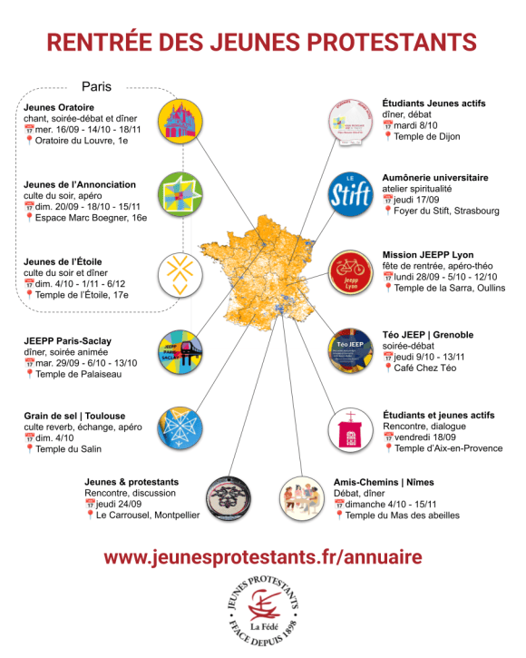 Rentrée des Jeunes protestants&nbsp;2026